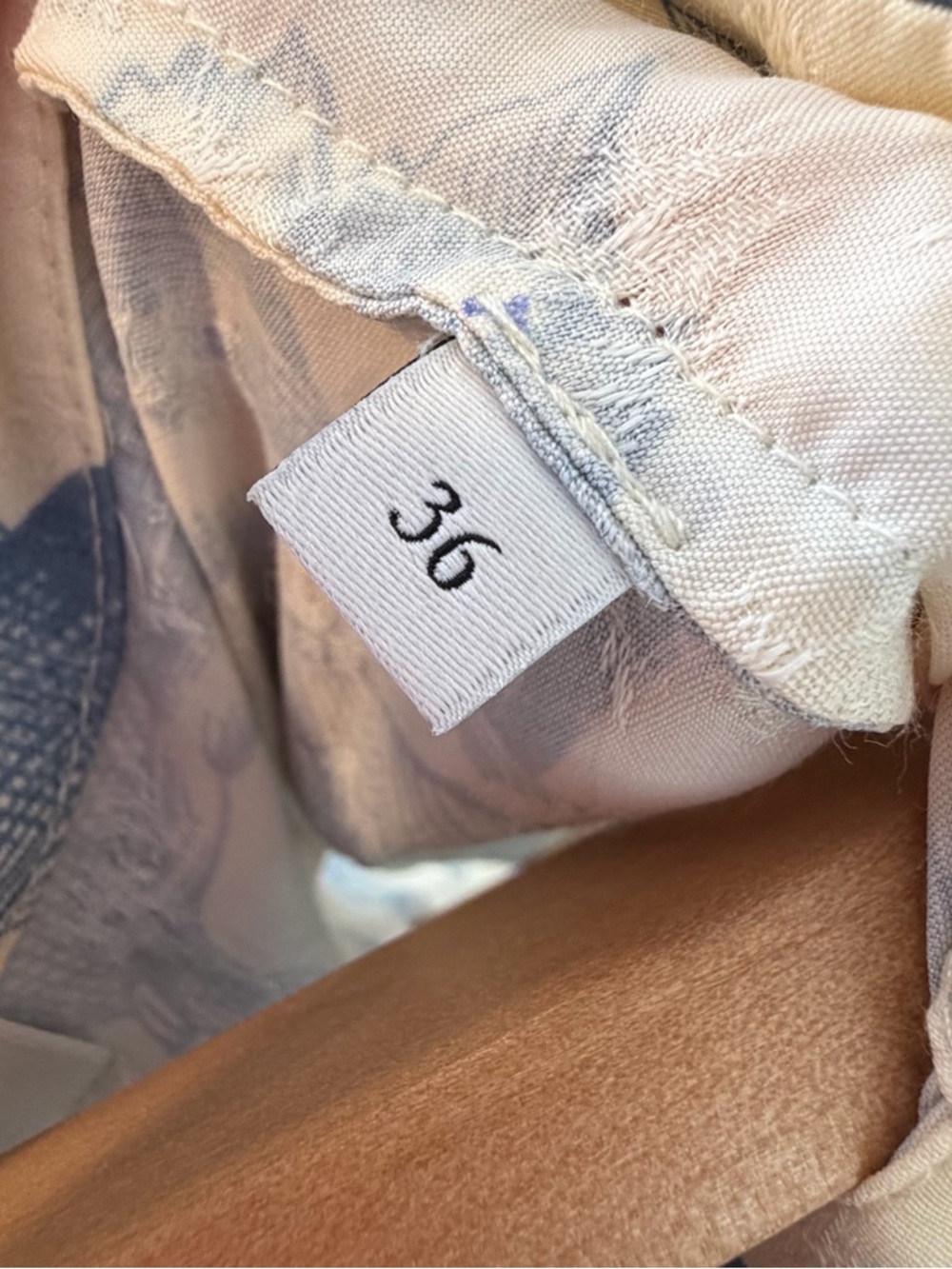 Sandro Josephine Collar Shirt Dress Contrasting Midi Dress Floral (MSRP: $455) - Picture 9 of 9